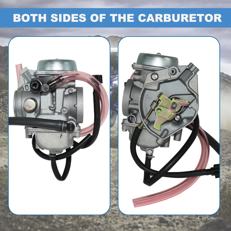 JDLLONG Carburetor Fit for Arctic Cat 250 300 2001 2002 2003 2004 2005 RED GREEN 2x4 4x4 Replace 0470-448 Carb Kit with Air Filter and Fuel Valve Petcock - Image 4